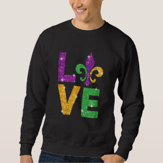 I Liebe Mardi Gras Mardi Gras T-Shirt für Frauen K Sweatshirt