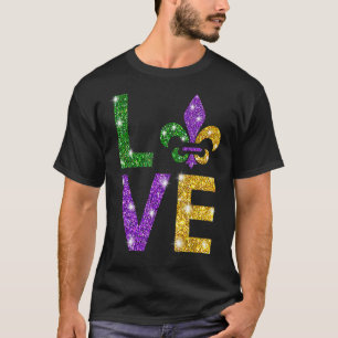 I Liebe Mardi Gras T Shirt Mardi Gras Shirt für Gi