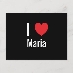 I Liebe Maria Postkarte