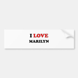 I Liebe Marilyn Autoaufkleber