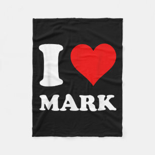 I Liebe Mark Fleecedecke