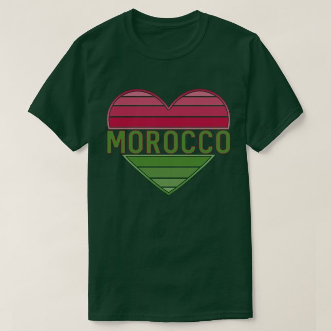 I Liebe Marokko, Marokko T-Shirt (Design vorne)