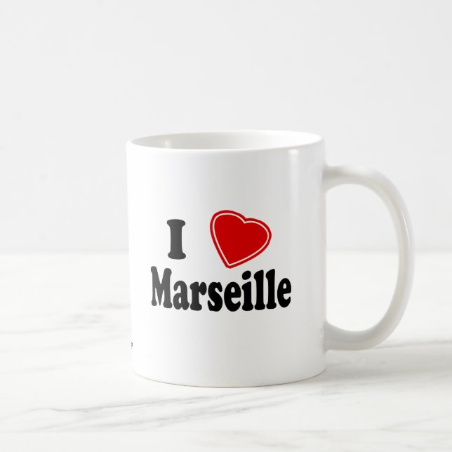 I Liebe Marseille Kaffeetasse (Rechts)