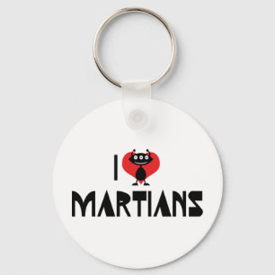 I Liebe Martians Schlüsselanhänger