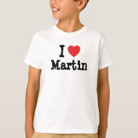 I Liebe Martin Herz Brauch personalisiert