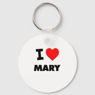 I Liebe Mary Schlüsselanhänger