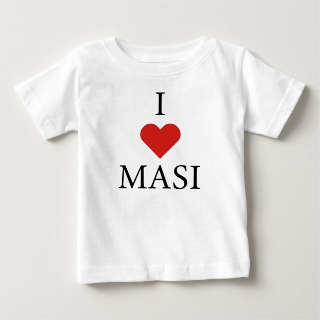 I LIEBE MASI BABY T-SHIRT (Vorderseite)