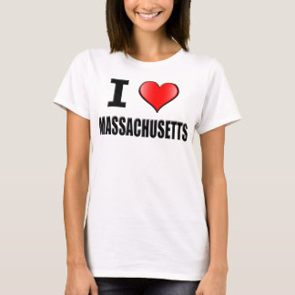 I Liebe-Massachusetts-T - Shirt - Frauen
