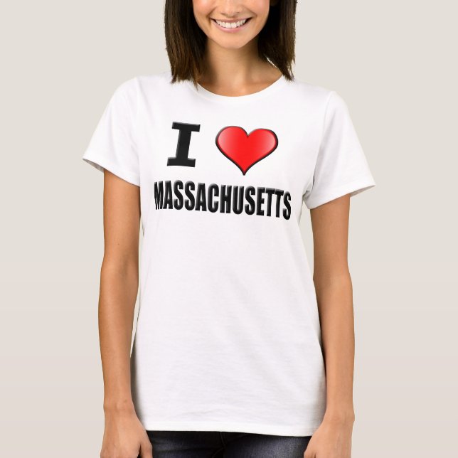 I Liebe-Massachusetts-T - Shirt - Frauen (Vorderseite)