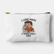 I Liebe Mathe - Funny Cartoon Sticker