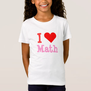 I Liebe-Mathe-Herz Bella Babydoll-Shirt T-Shirt