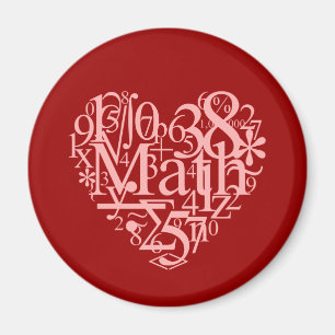 I Liebe-Mathe-Magnet Magnet