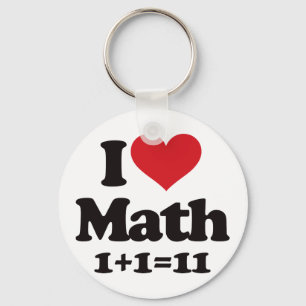 I Liebe-Mathe! Schlüsselanhänger