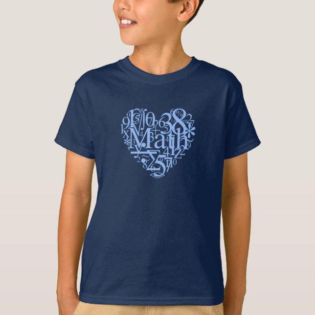 I Liebe-Mathe-T - Shirt (Vorderseite)