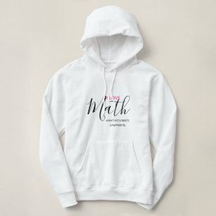 I Liebe Mathematik Hoodie