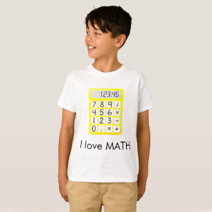 I Liebe Mathematikrechner T-Shirt