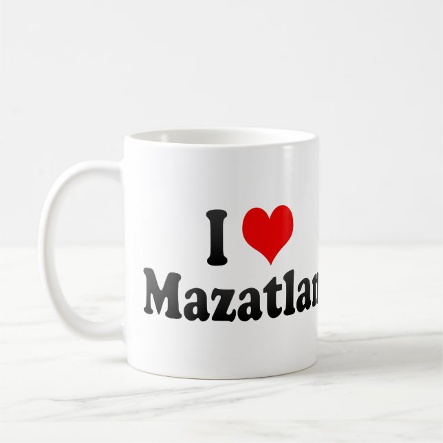 I Liebe Mazatlan, Mexiko Kaffeetasse (Links)