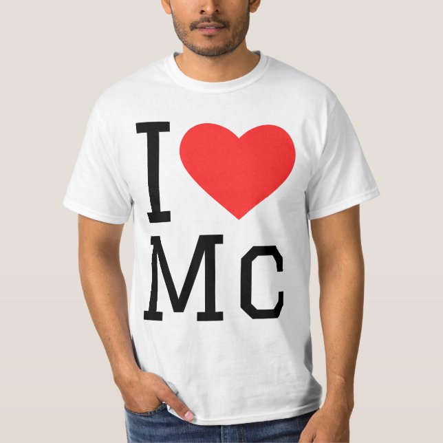 I Liebe Mc T-Shirt (Vorderseite)