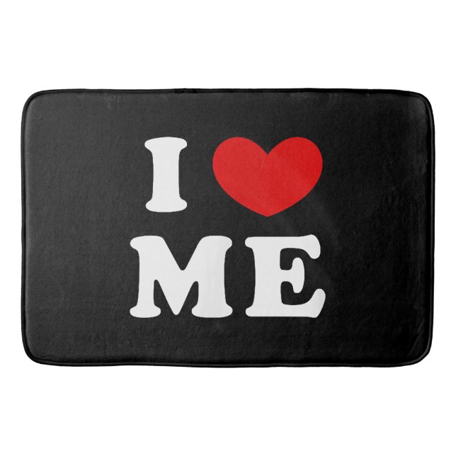 I LIEBE ME BADEMATTE (Vorderseite)