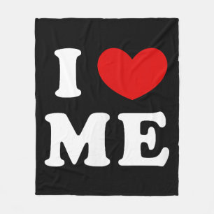I LIEBE ME FLEECEDECKE