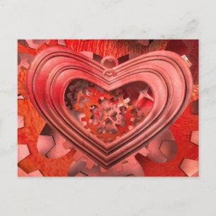 I Liebe Mechanik Postkarte
