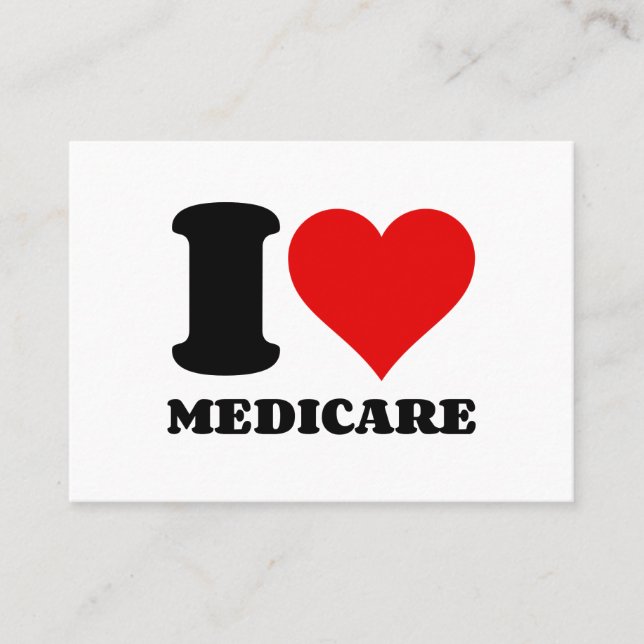 I LIEBE MEDICARE VISITENKARTE (Vorderseite)