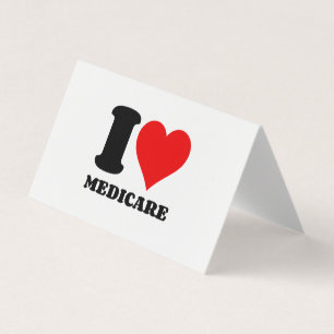 I LIEBE MEDICARE VISITENKARTEN