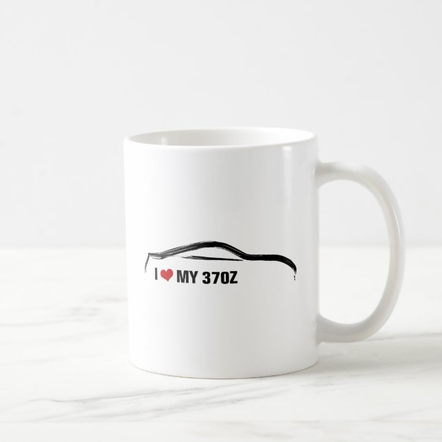 I Liebe mein 370Z Tasse (Rechts)