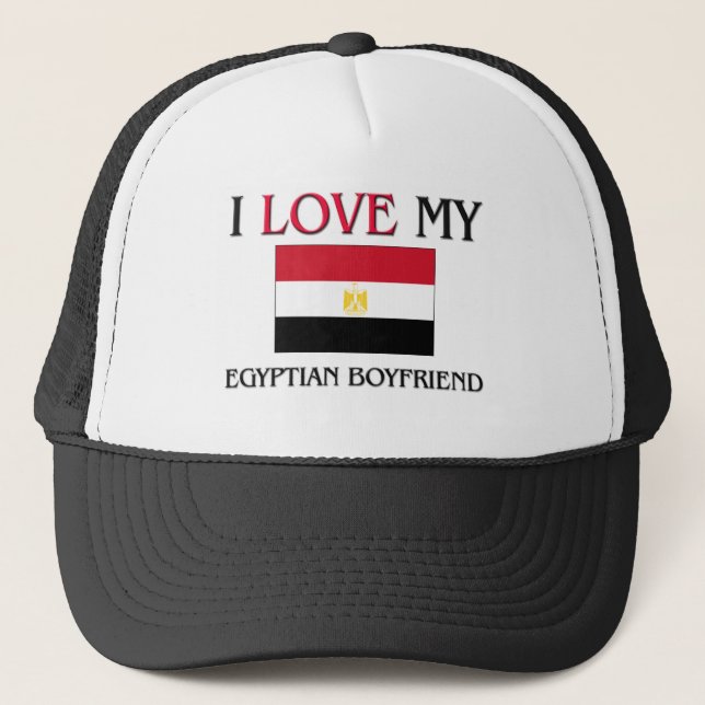 I Liebe mein ägyptischer Freund Truckerkappe (Vorderseite)