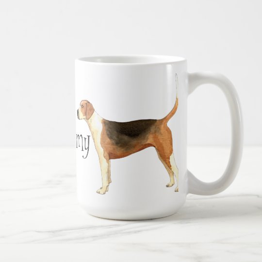 I Liebe mein amerikanischer Foxhound Kaffeetasse