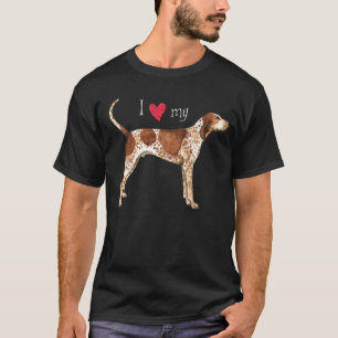 I Liebe mein amerikanisches EnglischCoonhound T-Shirt