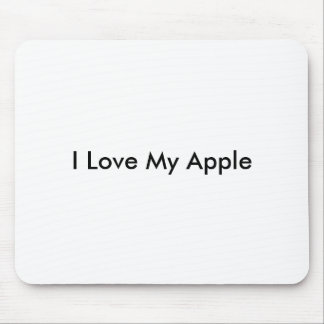 I Liebe mein Apple - Mousepad