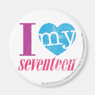 I Liebe mein Aqua 17 Magnet