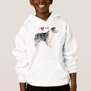 I Liebe mein australischer Schäfer Hoodie
