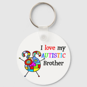 I Liebe mein autistischer Bruder Schlüsselanhänger