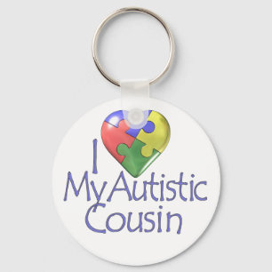 I Liebe mein autistischer Cousin Schlüsselanhänger