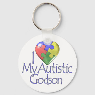 I Liebe mein autistischer Patensohn Schlüsselanhänger