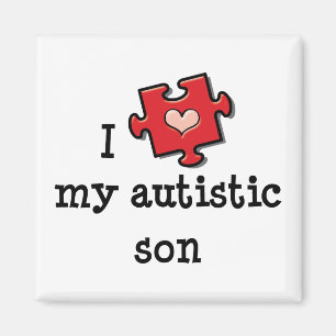I Liebe mein autistischer Sohn-Magnet Magnet