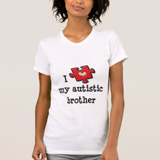 I Liebe mein autistisches Bruder-T-Shirt T-Shirt