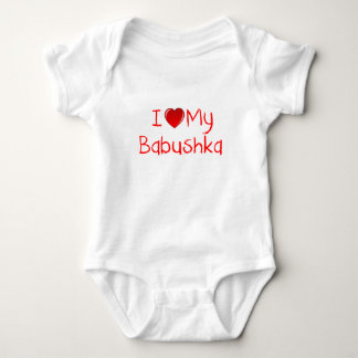 I Liebe mein Babushka Säuglings-u. Kleinkind-T - Baby Strampler