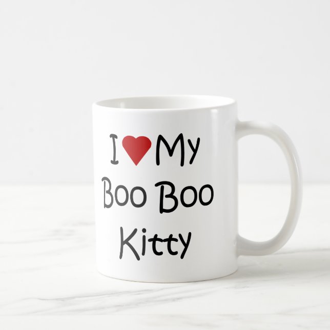 I Liebe mein BooBooKitty Kaffeetasse (Rechts)