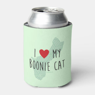 I Liebe mein Boonie Katzen-Grün) Dosenkühler