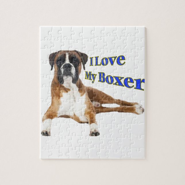 I Liebe mein Boxer (Vertikal)