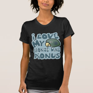 I Liebe mein Bronze Winged Pionus Twofer Shirt