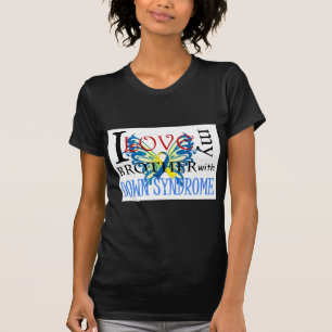 I Liebe mein Bruder mit Down-Syndrom T-Shirt
