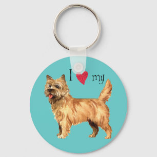 I Liebe mein Cairn-Terrier Schlüsselanhänger
