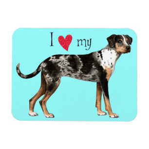 I Liebe mein Catahoula Magnet