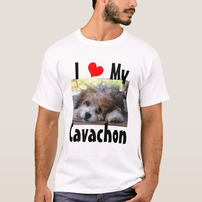 I Liebe mein Cavachon T-Shirt (Vorderseite)