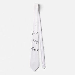 I Liebe mein Chef Krawatte