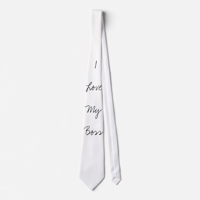 I Liebe mein Chef Krawatte (Vorderseite)